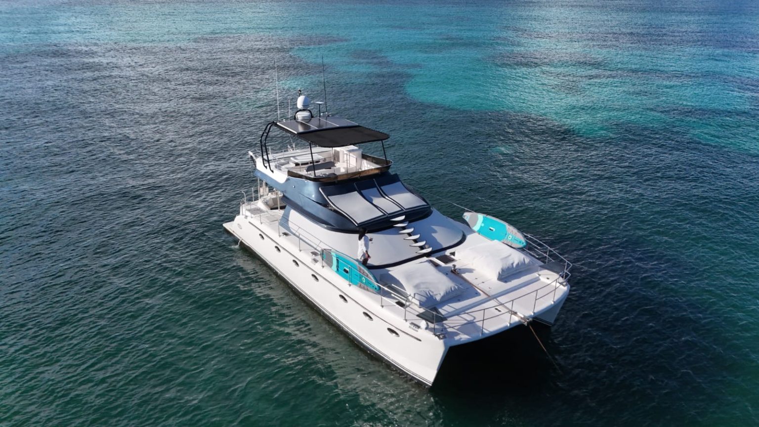 Catamaran Smiley 50, 50ft boat for private charter, up to 20 guests